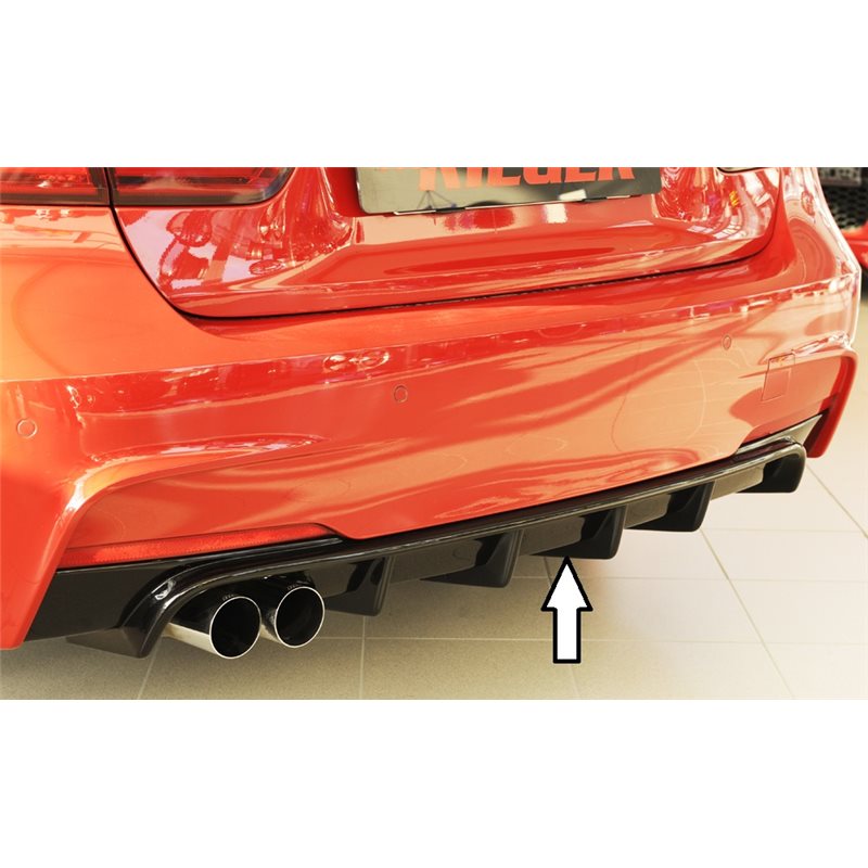 Añadido trasero Rieger BMW 3-series F30 (3L) 02.12-06.15 (antes facelift), 07.15- (ex facelift) LCI sedan 3-series F31 (3K/3K-N1