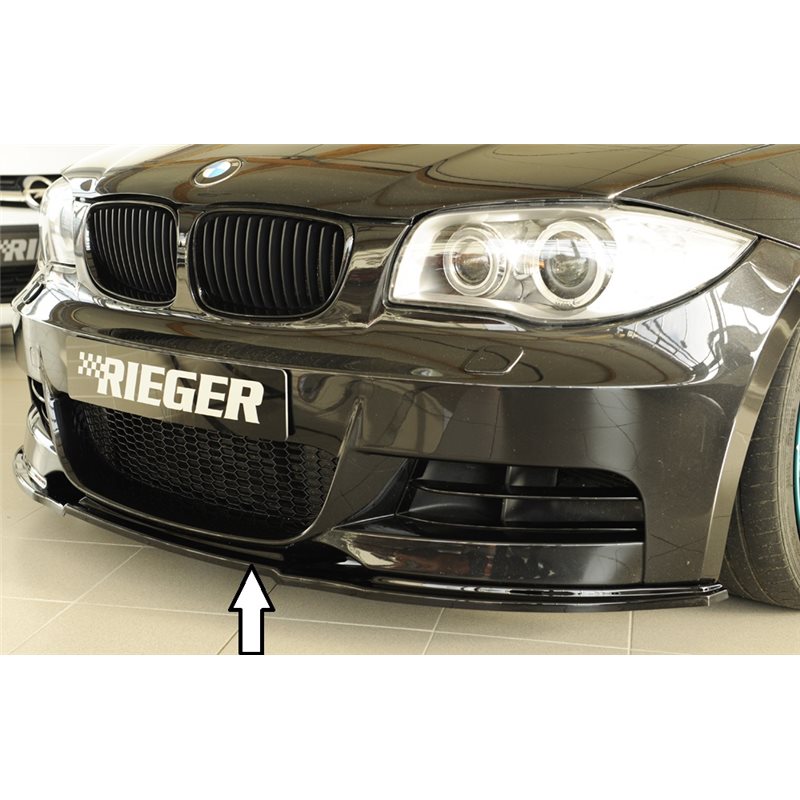 Añadido delantero Rieger BMW 1-series E82, E88 (182 / 1C) 10.07- cabrio, coupe