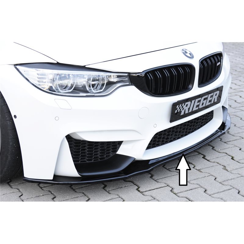 Añadido delantero Rieger BMW 4-series F82 M4 (M3) 01.14- coupe 4-series F83 M4 (M3) 07.14- cabrio 3-series F80 M3 (M3) 01.14- se