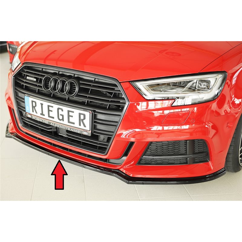 Añadido Rieger Audi A3 (8V) 09.16- (ex facelift) 5-puertas (sedan 8VS), 3-puertas (cabrio 8V7) A3 S3 (8V) 09.16- (ex facelift) 3