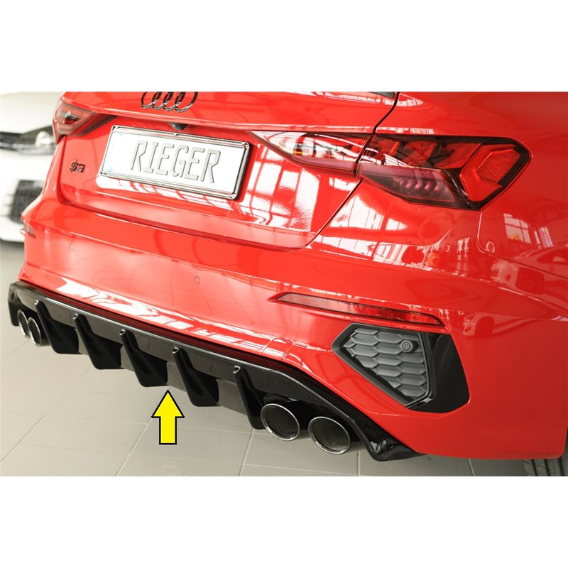 Añadido trasero Rieger Audi A3 S3 (GY) 07.20- 5-puertas (sportback) A3 (GY) 11.19- 5-puertas (sportback)