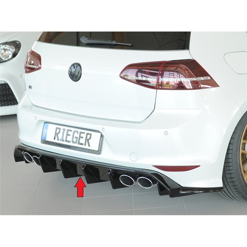 Añadido trasero Rieger VW Golf 7 R 12.13-12.16 (antes facelift) 3-puertas, 5-puertas Golf 7 R-Line 10.12-12.16 (antes facelift) 