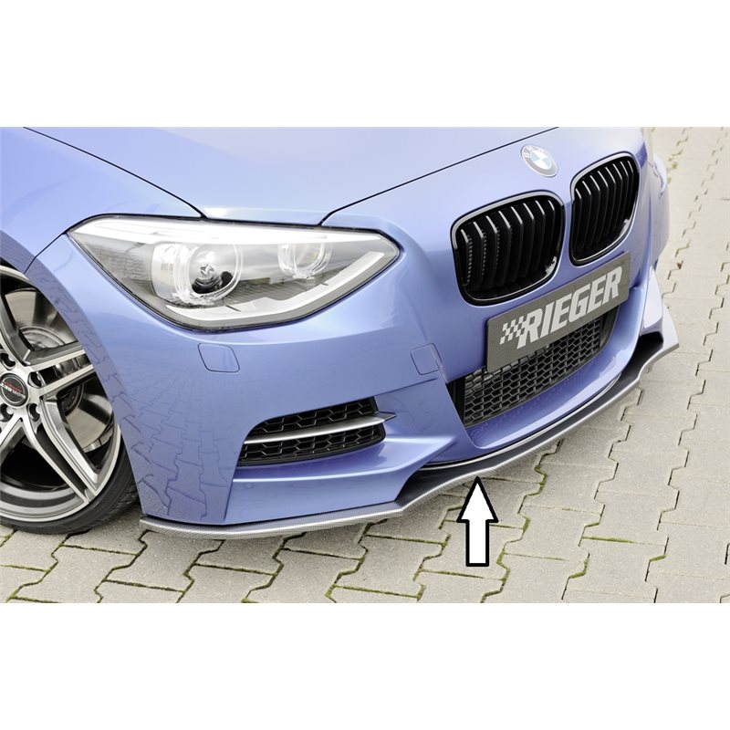 Añadido delantero Rieger BMW 1-series F20 (1K4) 09.11-03.2015 (antes facelift) sedan / 4-puertas 1-series F21 (1K2) 09.12-03.201