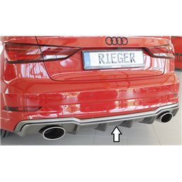 Añadido trasero Rieger Audi A3 (8V) 09.16- (ex facelift) 5-puertas (sedan 8VS), 3-puertas (cabrio 8V7) A3 S3 (8V) 09.16- (ex fac