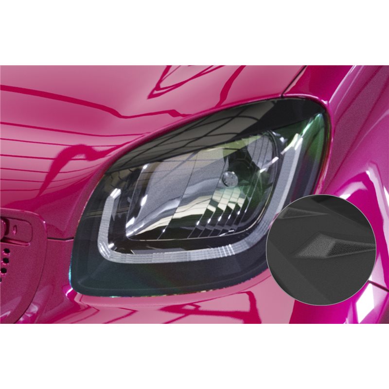 Juego de pestañas Smart Fortwo 453 / EQ Fortwo solo für LED Scheinwerfer 2019-
