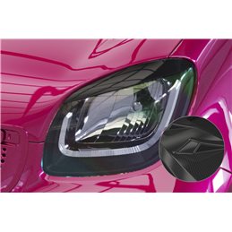 Juego de pestañas Smart Fortwo 453 / EQ Fortwo solo für LED Scheinwerfer 2019-
