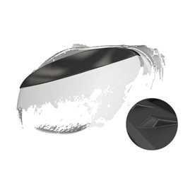 Juego de pestañas Smart Fortwo 453 / EQ Fortwo solo für LED Scheinwerfer 2019-