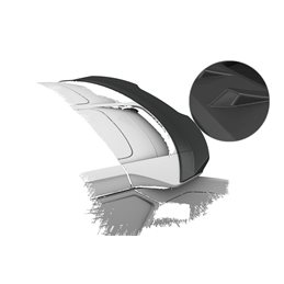 Añadido Aleron Kia Ev6 todos (inkl. M-paket Und M135i) 2022- plastico abs