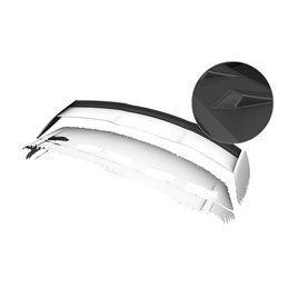 Añadido Aleron Mercedes-benz A-klasse W176 todos Mit Lackiertem Originalspoiler 2012-2018 plastico abs