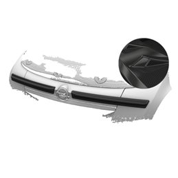 Añadido Aleron Opel Mokka A / Mokka X Coupe 2012-2019 plastico abs