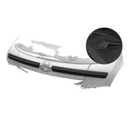 Añadido Aleron Opel Mokka A / Mokka X Coupe 2012-2019 plastico abs