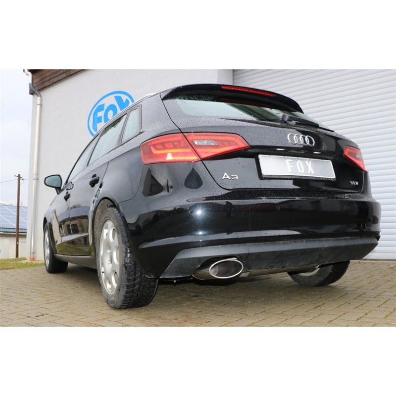 Escape deportivo Fox Audi A3/ S3 8V desde 2012 Sportback 1,2l 1,4l 1,6l TDI 2,0l TDI