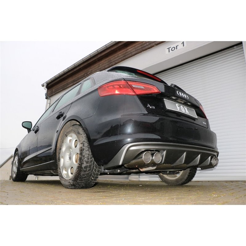 Escape deportivo Fox Audi A3/ S3 8V desde 2012 Sportback 1,2l 1,4l 1,6l TDI 2,0l TDI