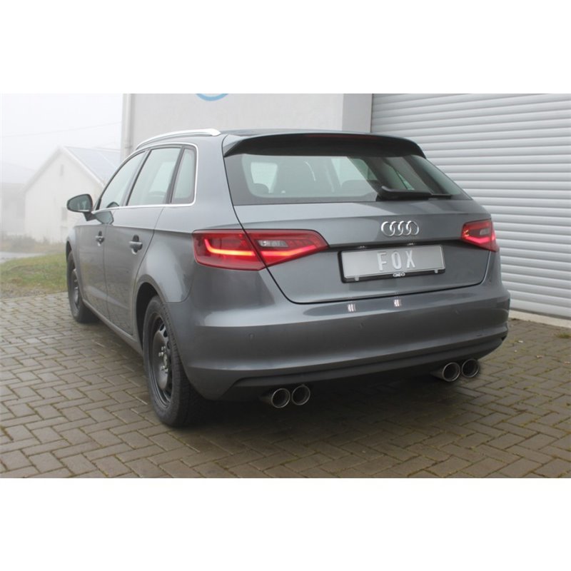 Escape deportivo Fox Audi A3/ S3 8V desde 2012 Sportback 1,2l 1,4l 1,6l TDI 2,0l TDI