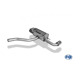 Escape deportivo Fox BMW 1er F20/21 - desde 2011 120d 63,5mm System