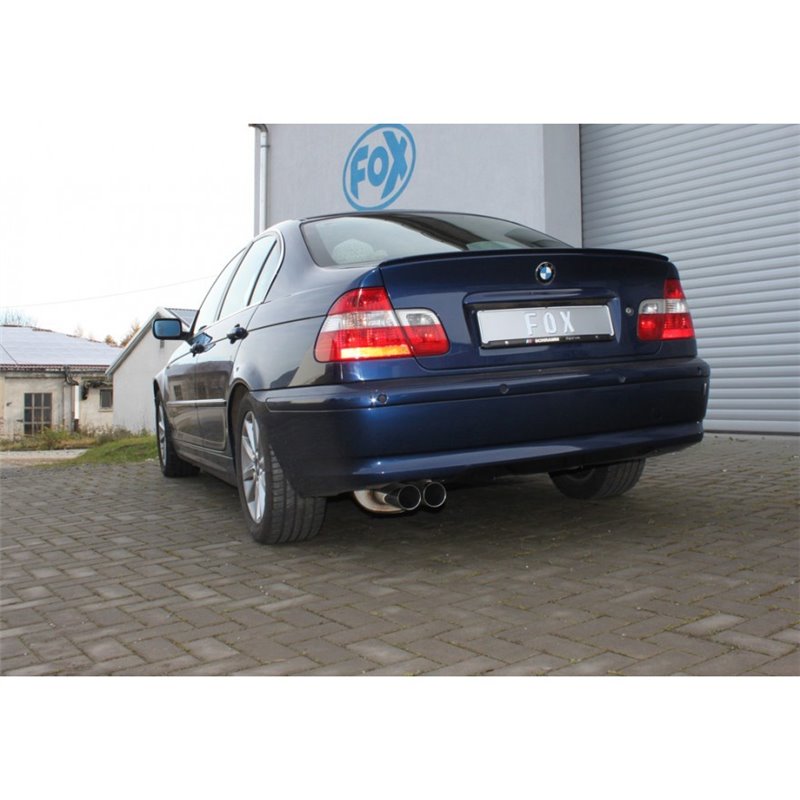 Escape deportivo Fox BMW 3er E46 320/ 323/ 328 Bj. 98-00 ESD auf Serie