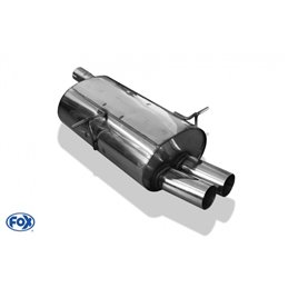 Escape deportivo Fox BMW 3er E46 320/ 323/ 328 Bj. 98-00 ESD auf Serie