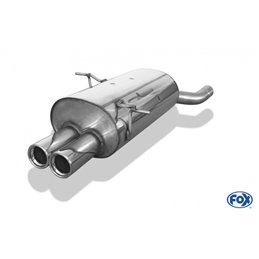 Escape deportivo Fox BMW 3er E46 320/ 323/ 328 Bj. 98-00 ESD auf Serie