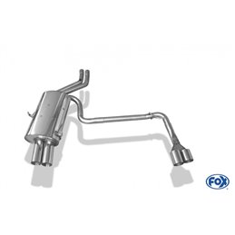 Escape deportivo Fox BMW 3er E46 320/ 325/ 330 Bj. desde 00 Todos