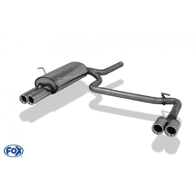 Escape deportivo Fox BMW 3er E46 316/ 318 Todos