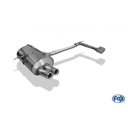 Escape deportivo Fox BMW 3er E46 320/ 323/ 328 Bj. 98-00 ESD auf Serie