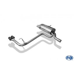 Escape deportivo Fox BMW 3er E46 320/ 323/ 328 Bj. 98-00 ESD auf Serie