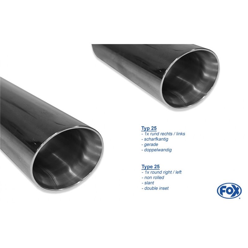 Escape deportivo Fox Bmw 3er F30/31 330i Todos