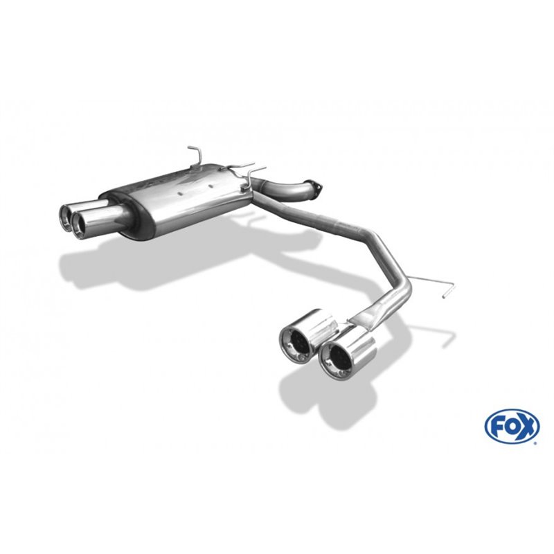 Escape deportivo Fox BMW 5er E39 Limousine 520i/ 523i/ 525i/ 528i Todos