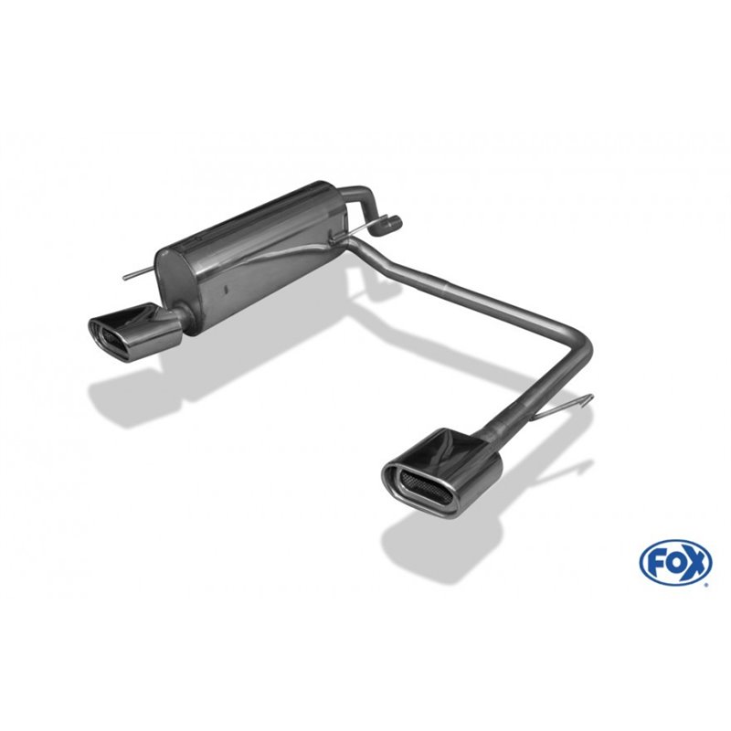 Escape deportivo Fox Fiat Grande Punto Benzin Todos