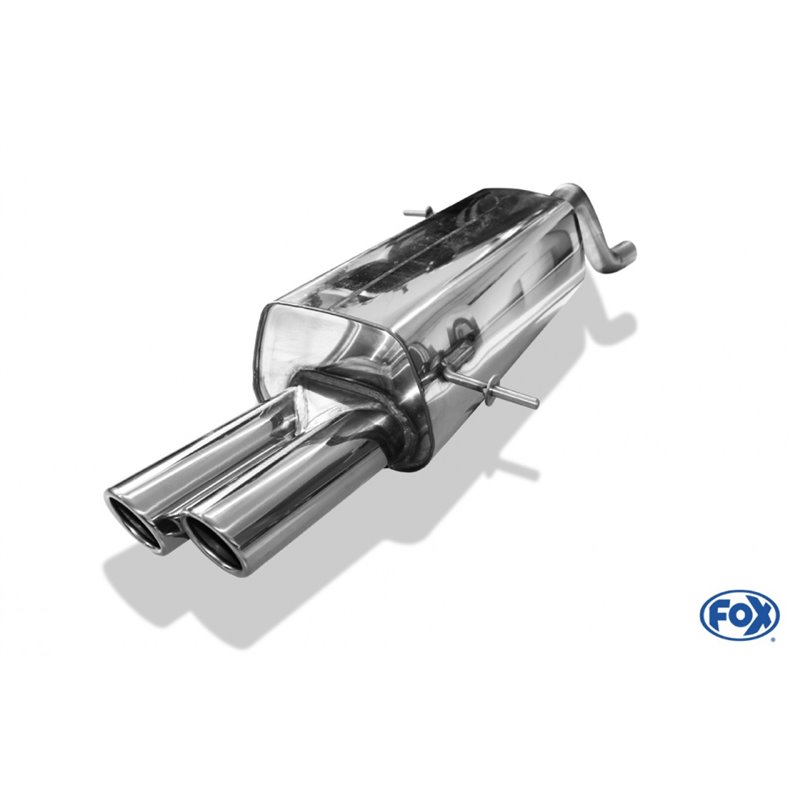 Escape deportivo Fox Ford Fiesta VI - JA8 1,2l 1,4l D 1,6l D 2008