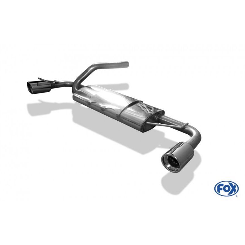 Escape deportivo Fox Ford Focus I (Bj. 1998-2007) 1,4 1,6 1,8 DAW/ DBW