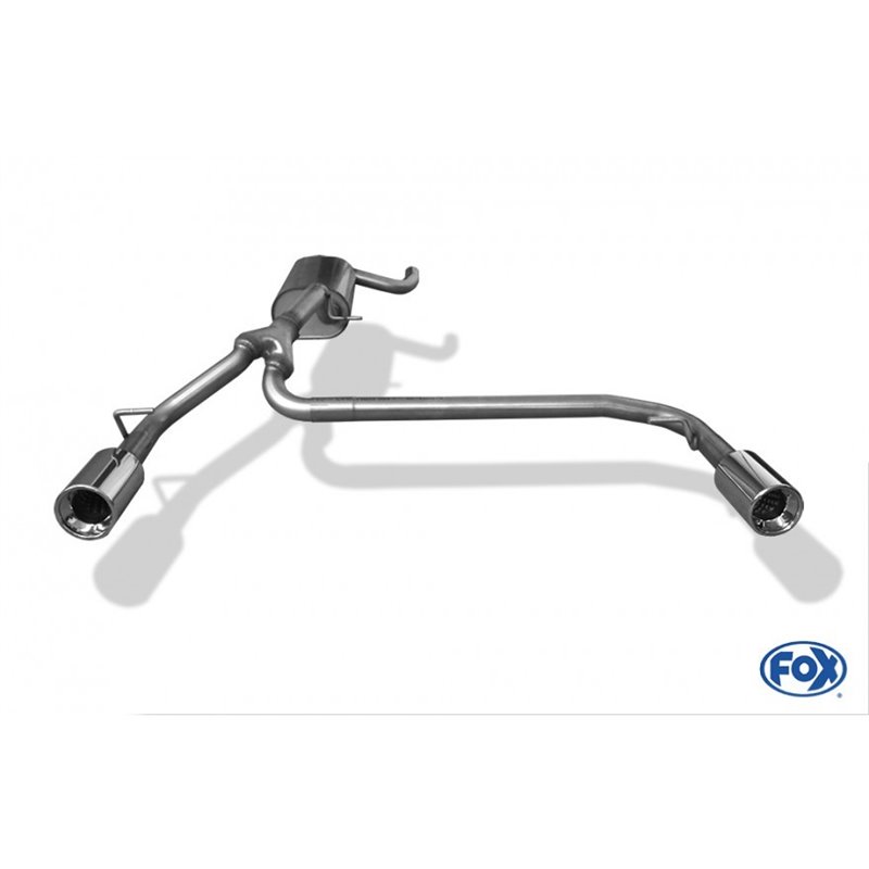 Escape deportivo Fox Ford Focus II (desde 2004) Fließheck 63,5mm