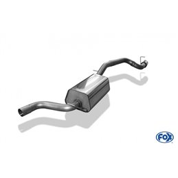 Escape deportivo Fox Ford Focus II (desde 2004) Fließheck 63,5mm
