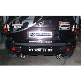 Escape deportivo Fox Hyundai Santa Fe SM (2000-03/2006) Todos