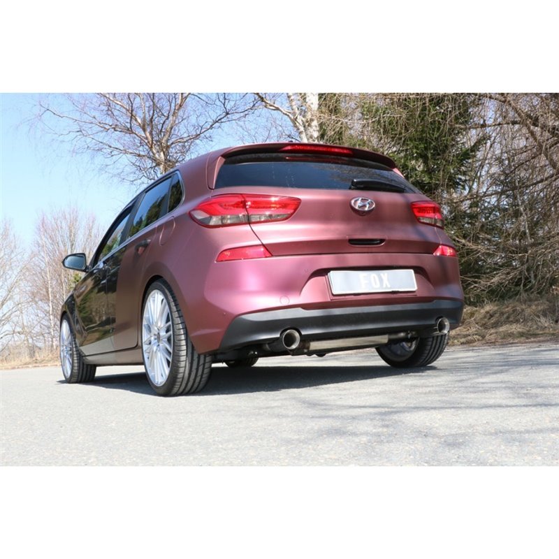 Escape deportivo Fox Hyundai i30 PDE, PD (desde 2016) 1,4l Todos