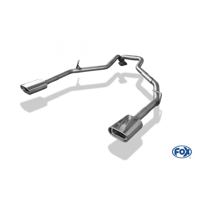 Escape deportivo Fox Kia Sorento JC Facelift Bj. desde 06/06 Todos