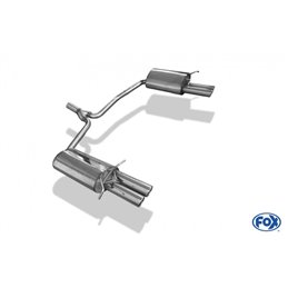 Escape deportivo Fox Mercedes C-Klasse 204 W204/ S204 4 Zylinder