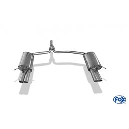 Escape deportivo Fox Mercedes C-Klasse 204 W204/ S204 4 Zylinder