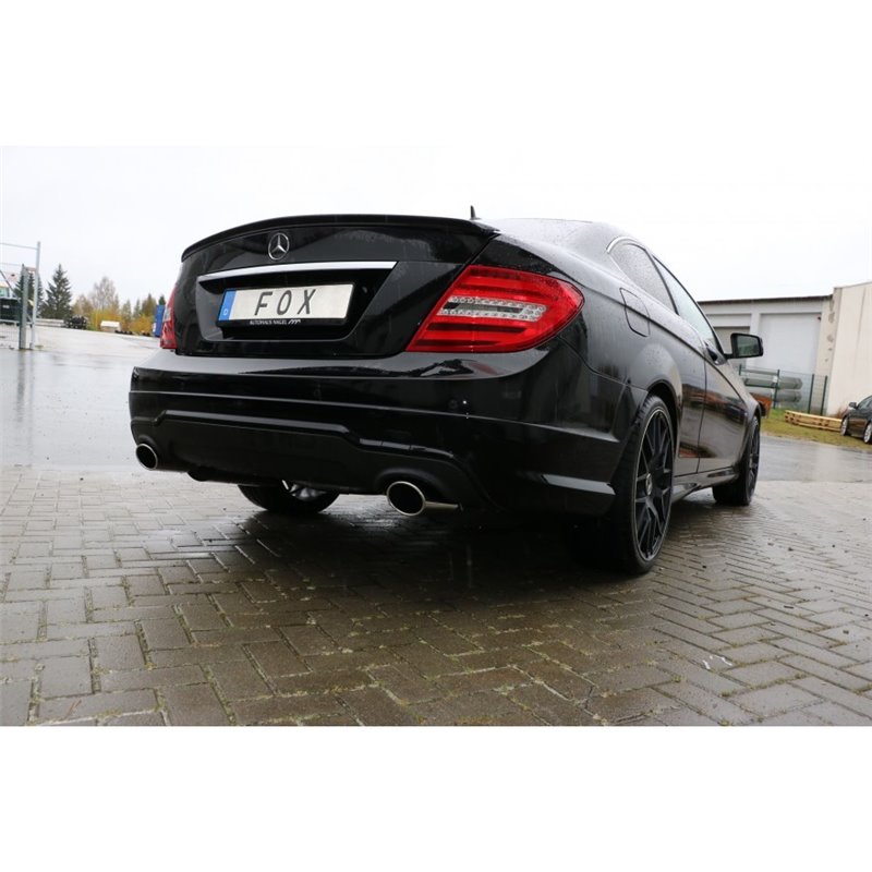 Escape deportivo Fox Mercedes C-Klasse 204 W204/ S204 4 Zylinder