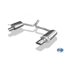 Escape deportivo Fox Mercedes C-Klasse 204 W204/ S204 4 Zylinder