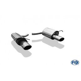 Escape deportivo Fox Mercedes C-Klasse 204 W204/ S204 6 Zylinder