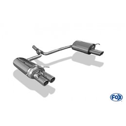 Escape deportivo Fox Mercedes C-Klasse 204 W204/ S204 4 Zylinder