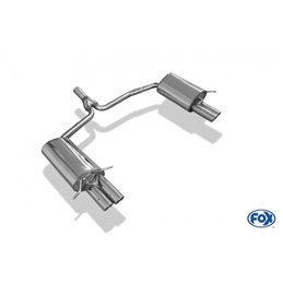 Escape deportivo Fox Mercedes C-Klasse 204 W204/ S204 4 Zylinder