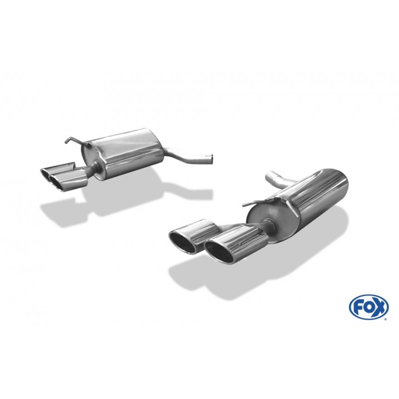 Escape deportivo Fox Mercedes C-Klasse 204 W204/ S204 6 Zylinder