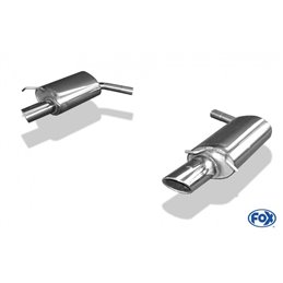 Escape deportivo Fox Mercedes C-Klasse 204 W204/ S204 6 Zylinder