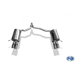 Escape deportivo Fox Mercedes C-Klasse 204 C204 4 Zylinder