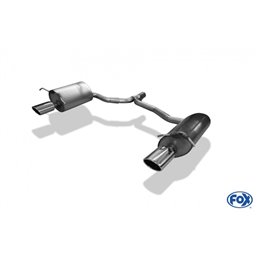 Escape deportivo Fox Mercedes C-Klasse 204 C204 4 Zylinder