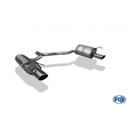 Escape deportivo Fox Mercedes C-Klasse 204 C204 4 Zylinder