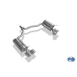 Escape deportivo Fox Mercedes C-Klasse 204 C204 4 Zylinder