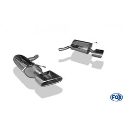 Escape deportivo Fox Mercedes C-Klasse 204 W204/ S204 6 Zylinder